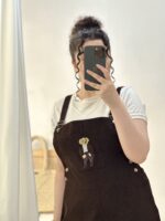 بیلر سوت تدی با شلوار مام فیت - تصویر 7